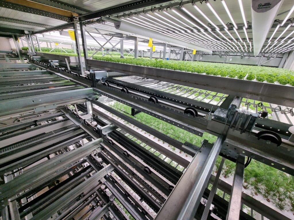 Climate for Yasai: climate control per layer in existing vertical farm